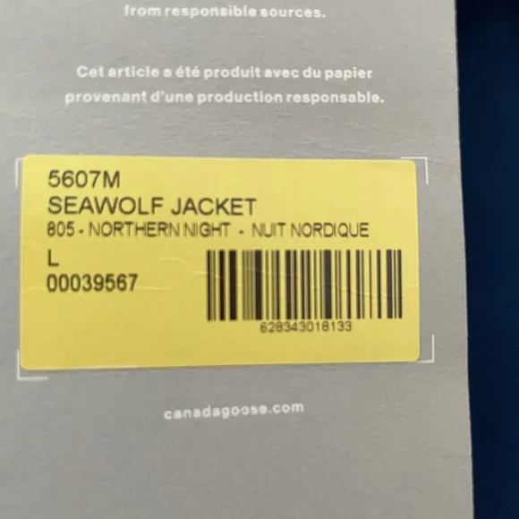 Canada goose - size LARGE